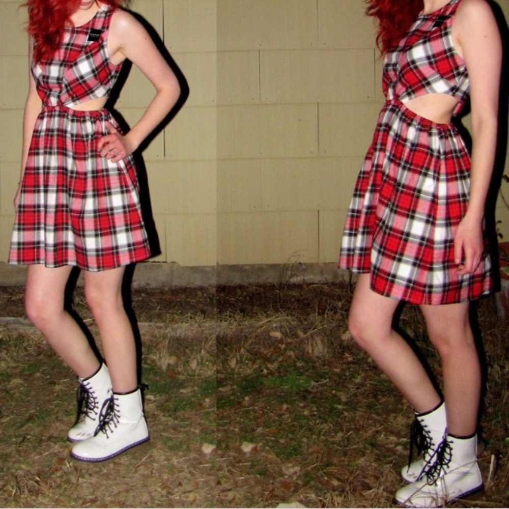 Pacsun plaid dress
